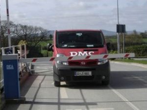 DMC Van at Access Barrier